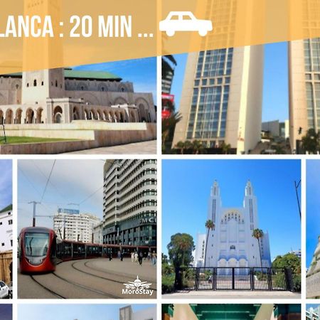 Airport Apartment Suite Casablanca Free Wifi Modern Confort Calme Derroua Buitenkant foto